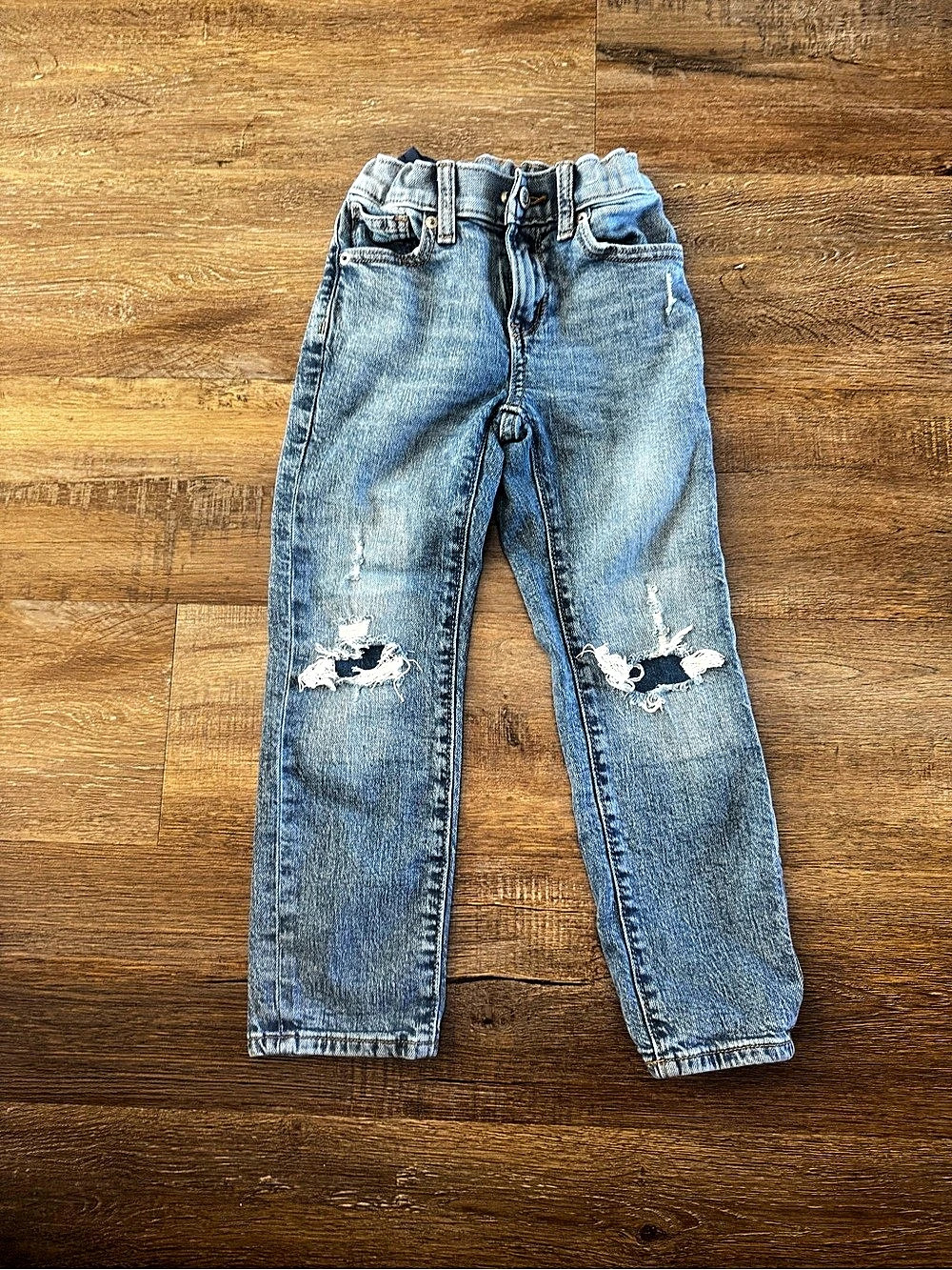 Old Navy Slim 360° Stretch Ripped Jeans for Boys Blue Jeans for Boys size 5